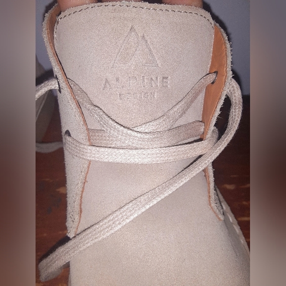 Alpine Design Ortholite Taupe Suede Ankle Loafer Boots 12 - Picture 3 of 11